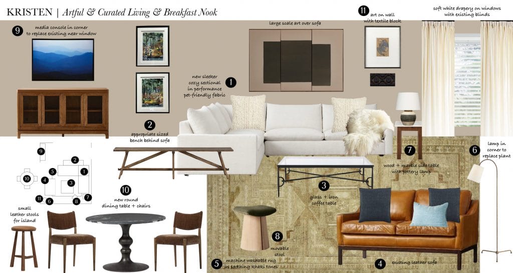 Preliminary proposal by Decorilla designer, Erin R.