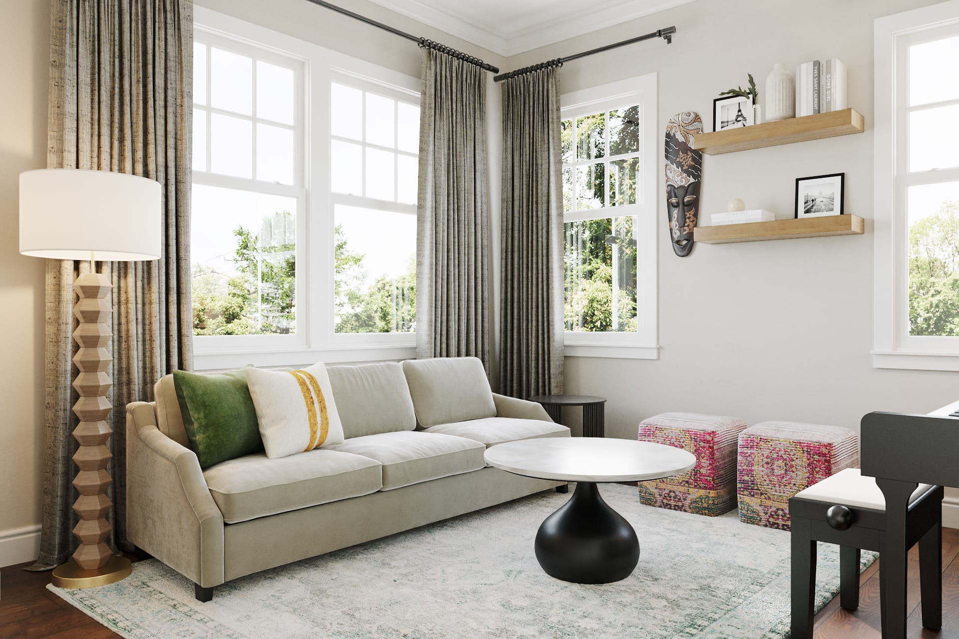 Before & After: Eclectic Craftsman Home Interior Remodel