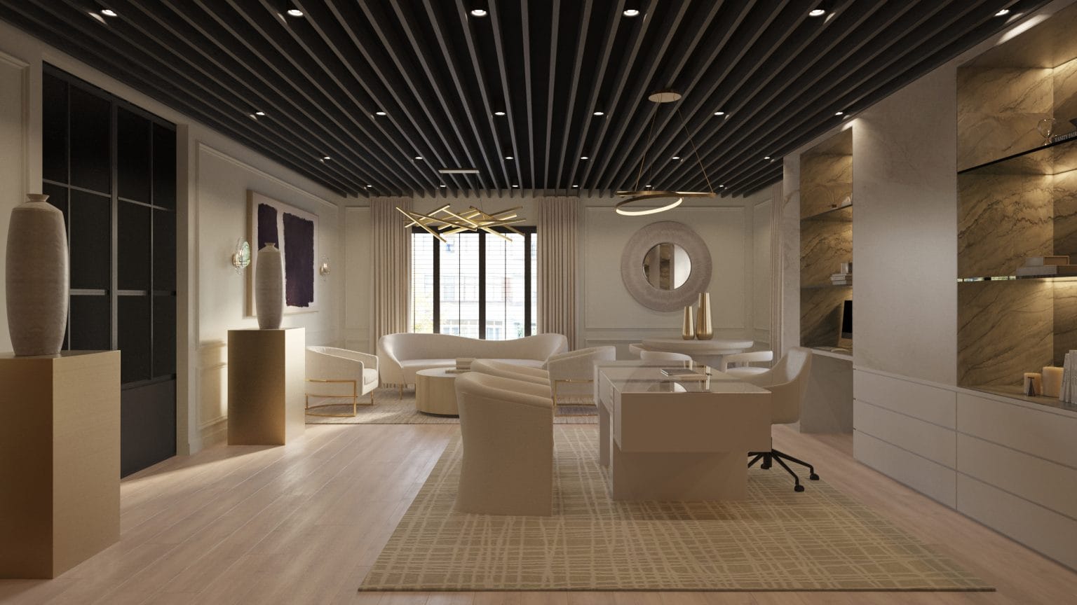 Before & After: Luxury Office Design for a Software Company - Decorilla ...