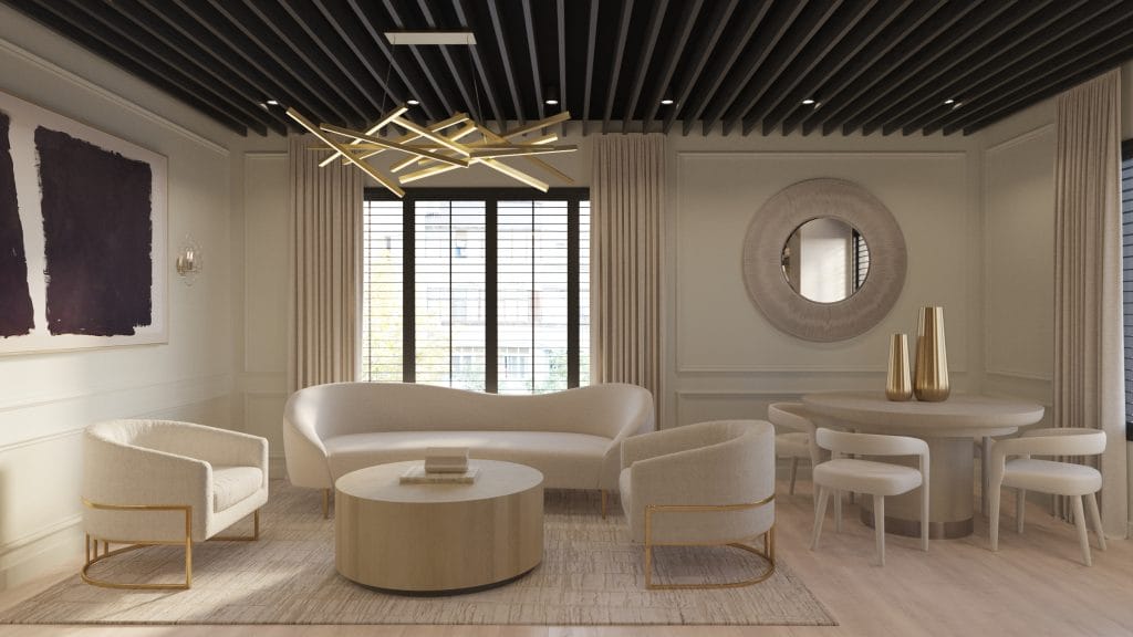 Luxury executive office decor by Decorilla