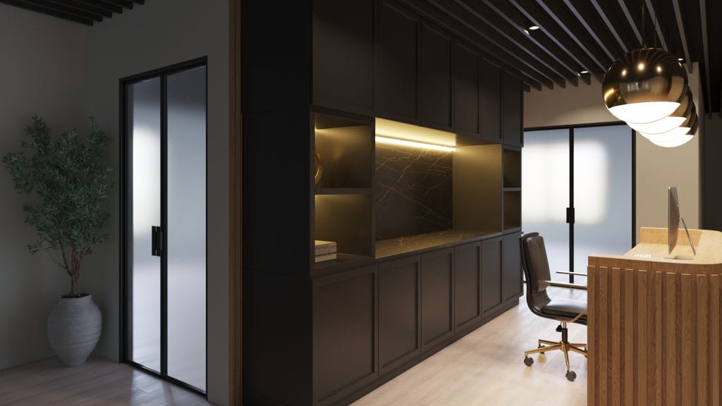 Luxury office design by Decorilla