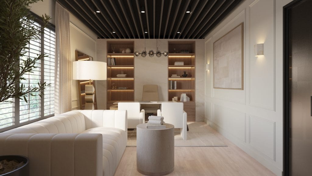 Luxury office design by Decorilla