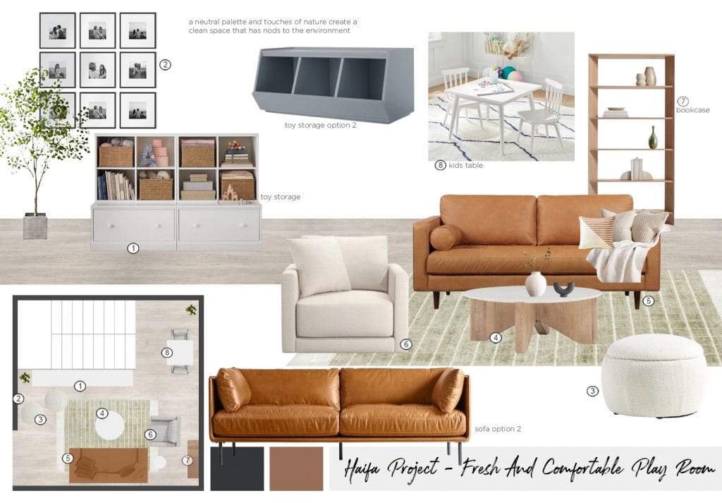 Preliminary proposal by Decorilla designer, Maya M.