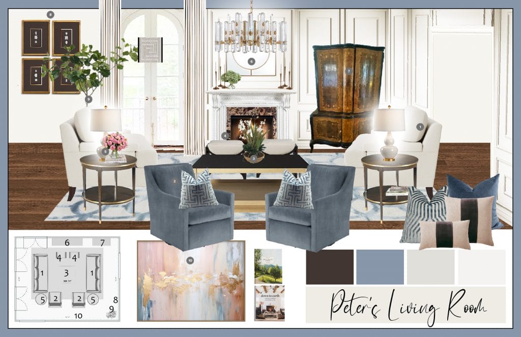 Preliminary prooposal by Decorilla designer, Casey H.