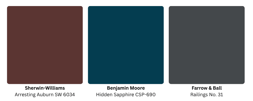 Dark earthy palette