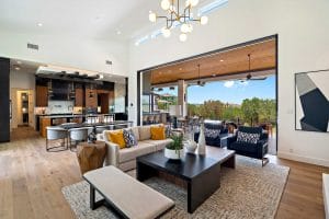 Modern living room lighting trends 2026 by DECORILLA designer, Candis G.