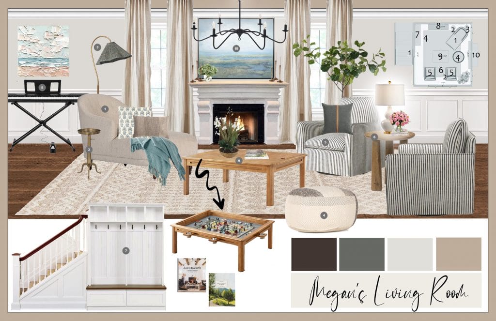 Preliminary proposal by Decorilla designer, Casey H.