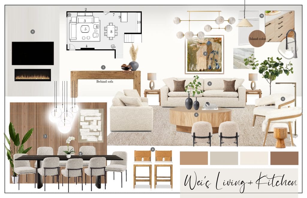 Preliminary proposal by Decorilla designer, Casey H.