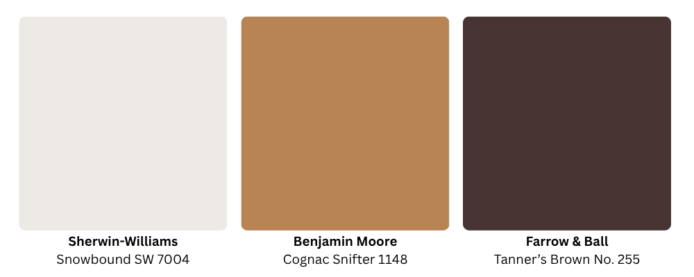 Warm earthy color scheme by Decorilla