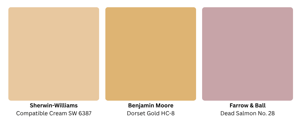 Warm earthy colors scheme by Decorilla