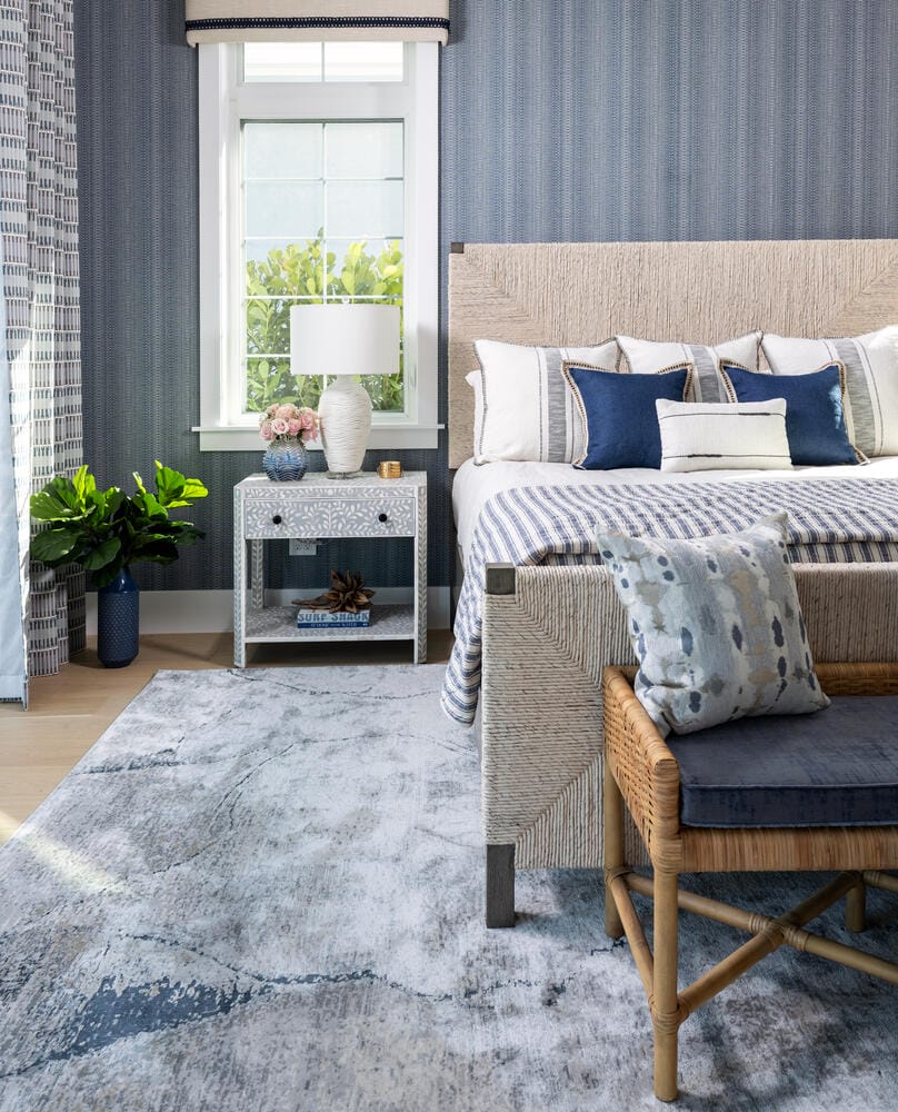 Curated coastal bedroom by Decorilla designer Berkeley H.—Can AI replace interior designers