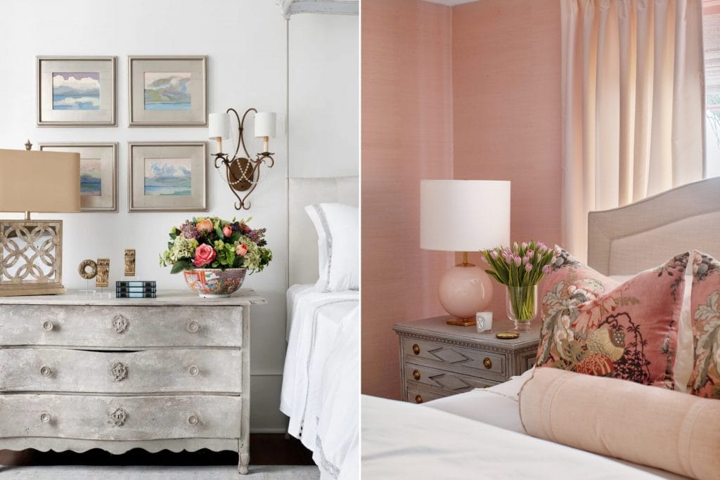 feminine room decor by DECORILLA designer, Lauren L. 