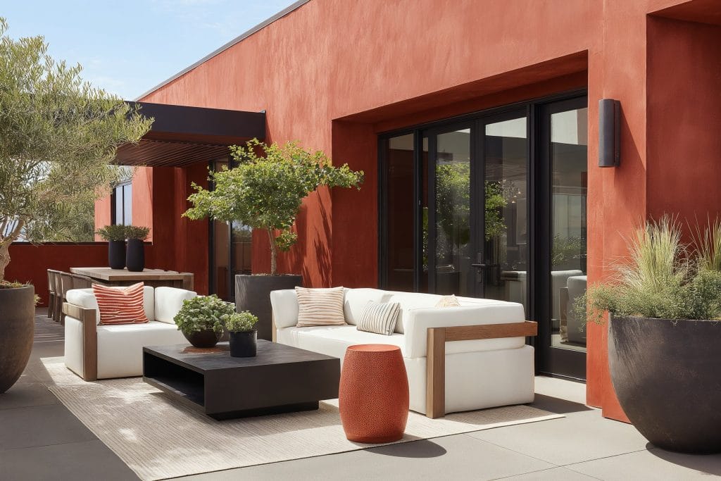 Colorful patio trends 2026 by Decorilla
