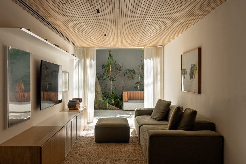 Cozy small living room by Decorilla designer, Federica P.