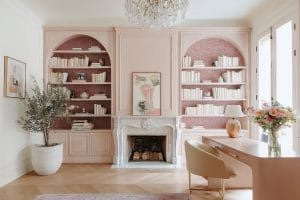 French interior style home office by Decorilla