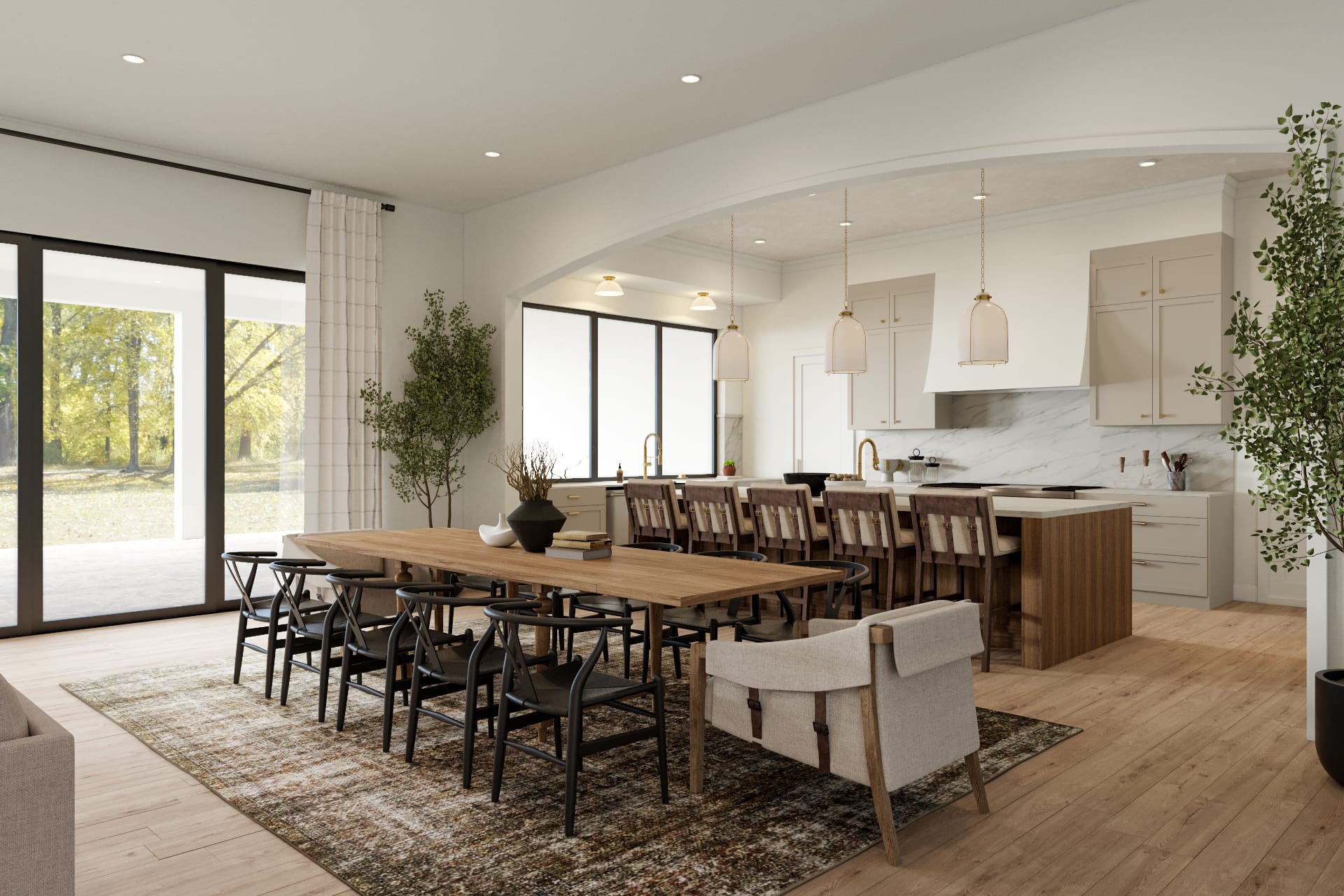 Before & After: Modern Tudor House Interior - Decorilla Online Interior ...