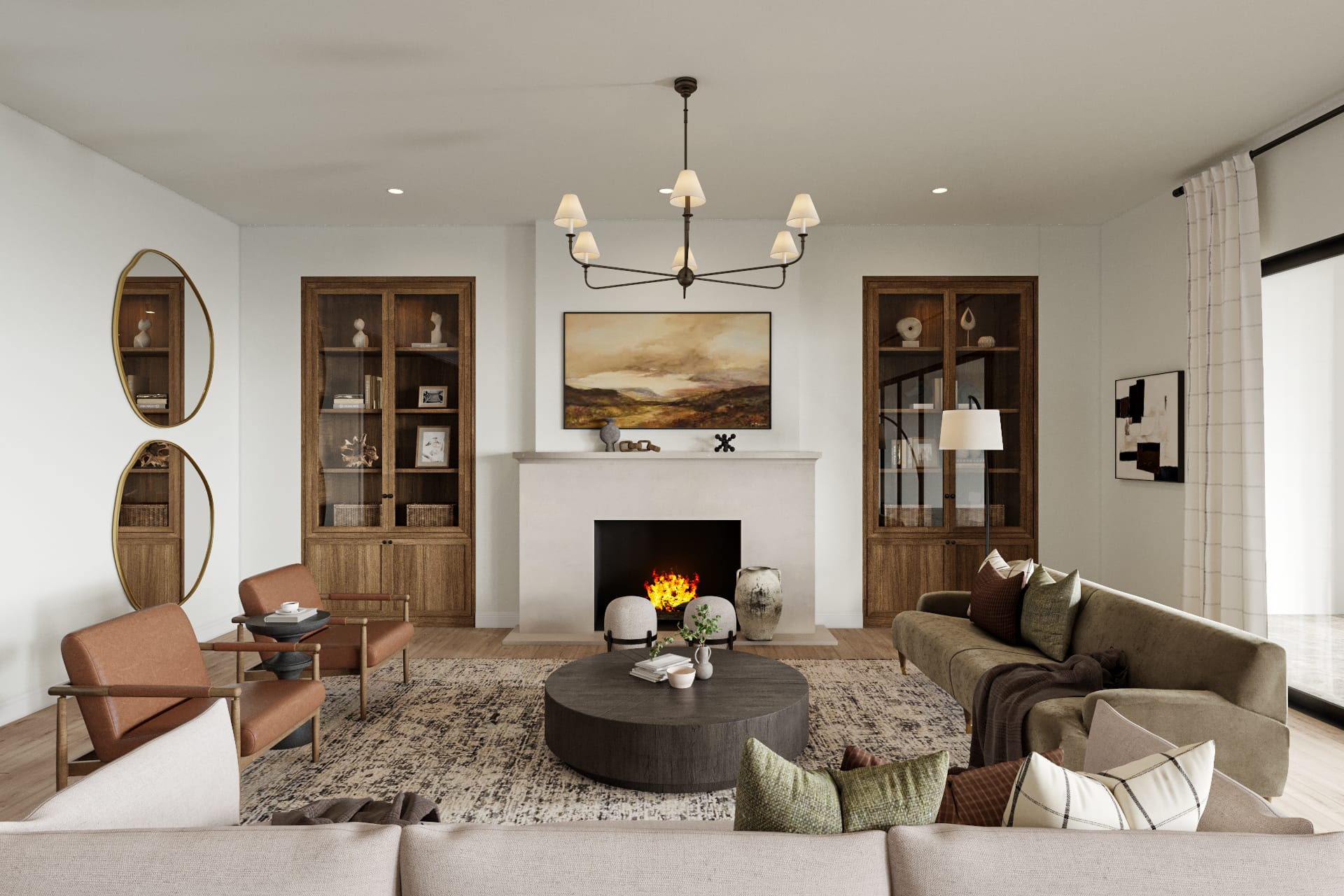 Before & After: Modern Tudor House Interior - Decorilla Online Interior ...
