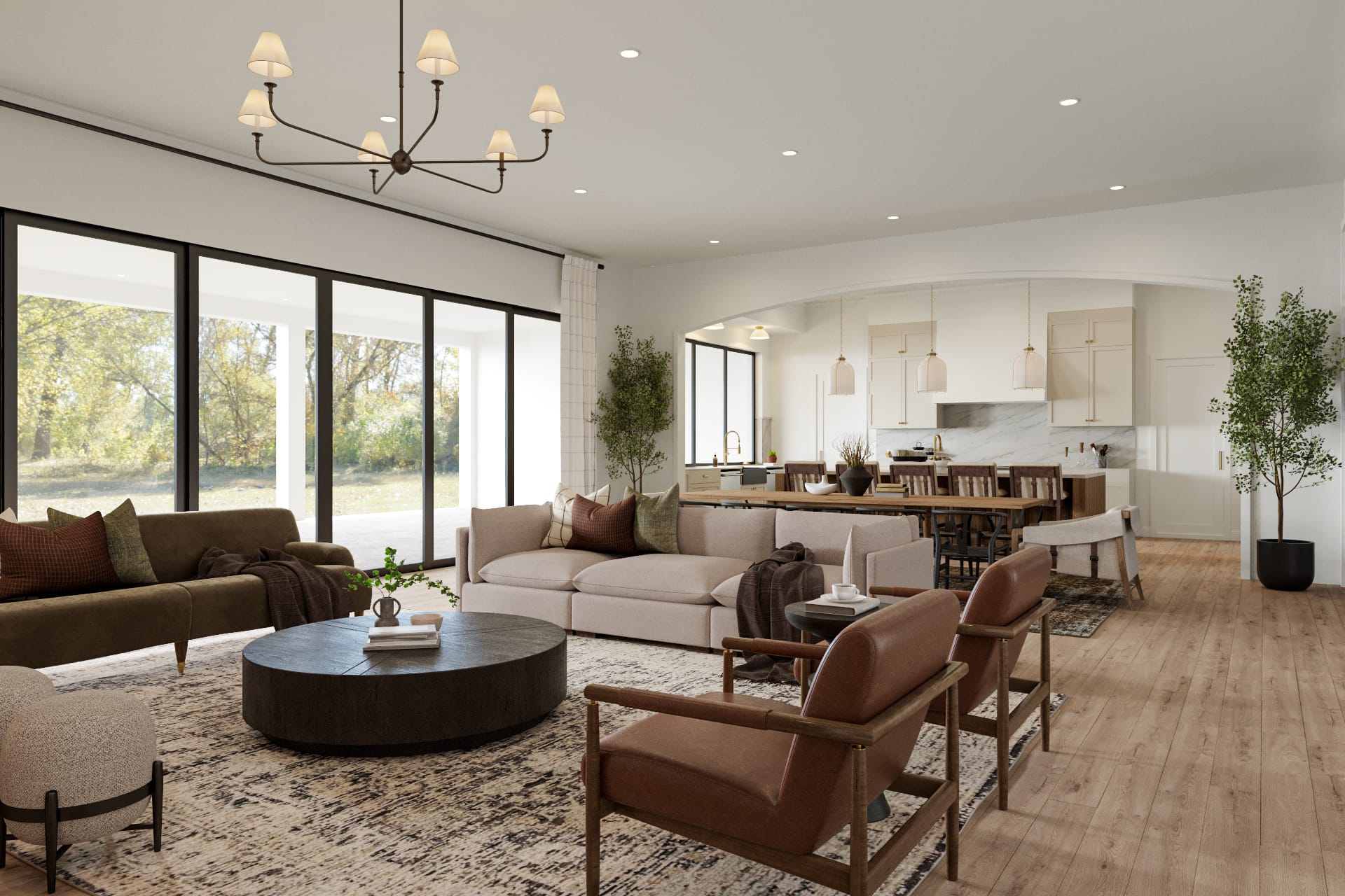 Before & After: Modern Tudor House Interior - Decorilla Online Interior ...