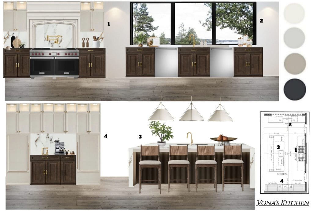 Preliminary proposal by Decorilla designer, Kamila A.