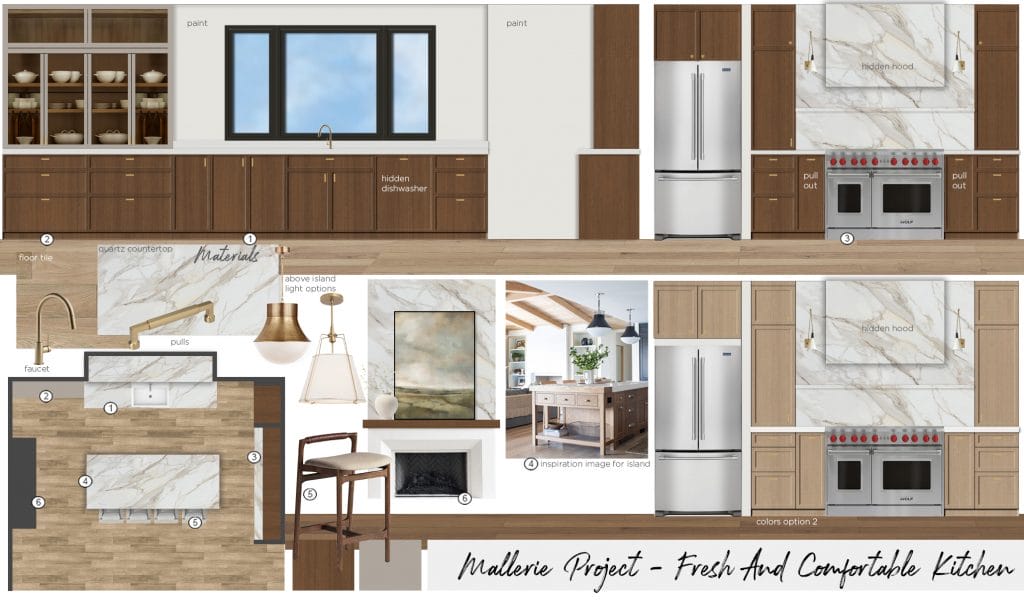 Preliminary proposal by Decorilla designer, Maja M.