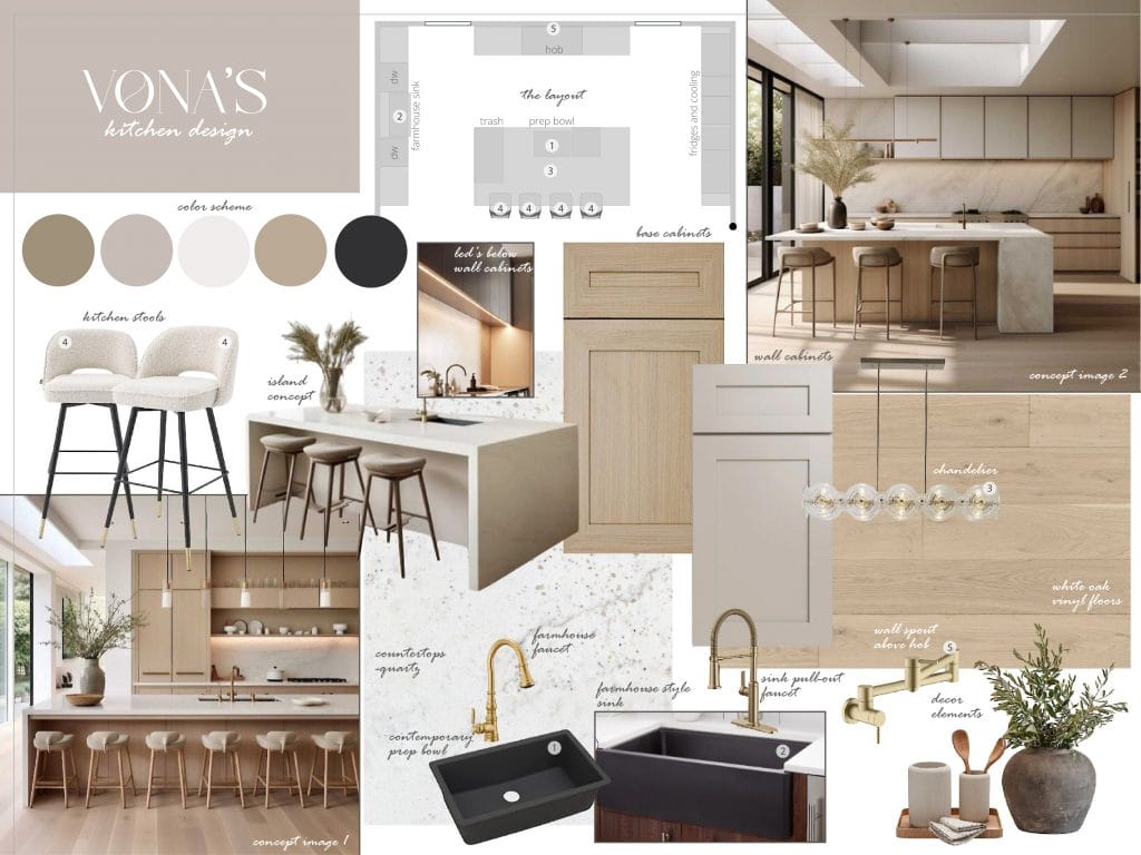 Preliminary proposal by Decorilla designer, Sharné L.