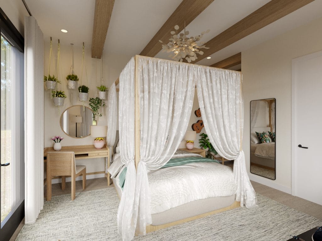 Cool girls room design by Decorilla