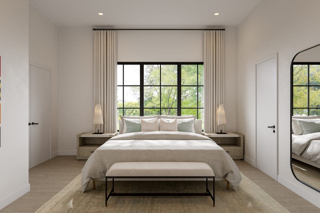 Guest bedroom design by Decorilla