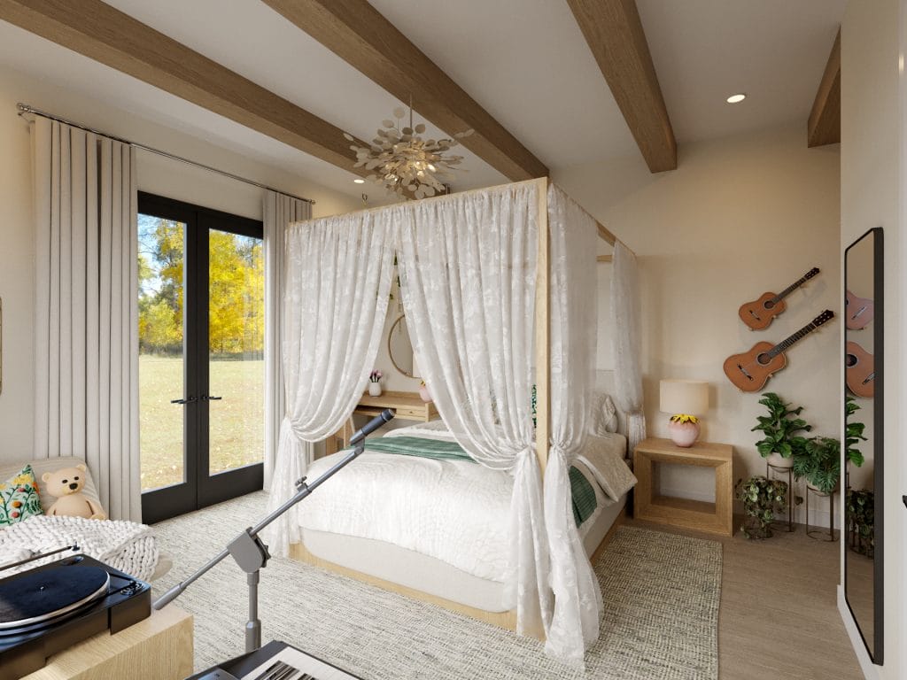 Kids room interior for a teen girl by Decorilla