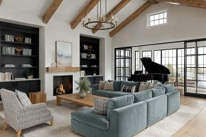 Modern new construction interior design by Decorilla