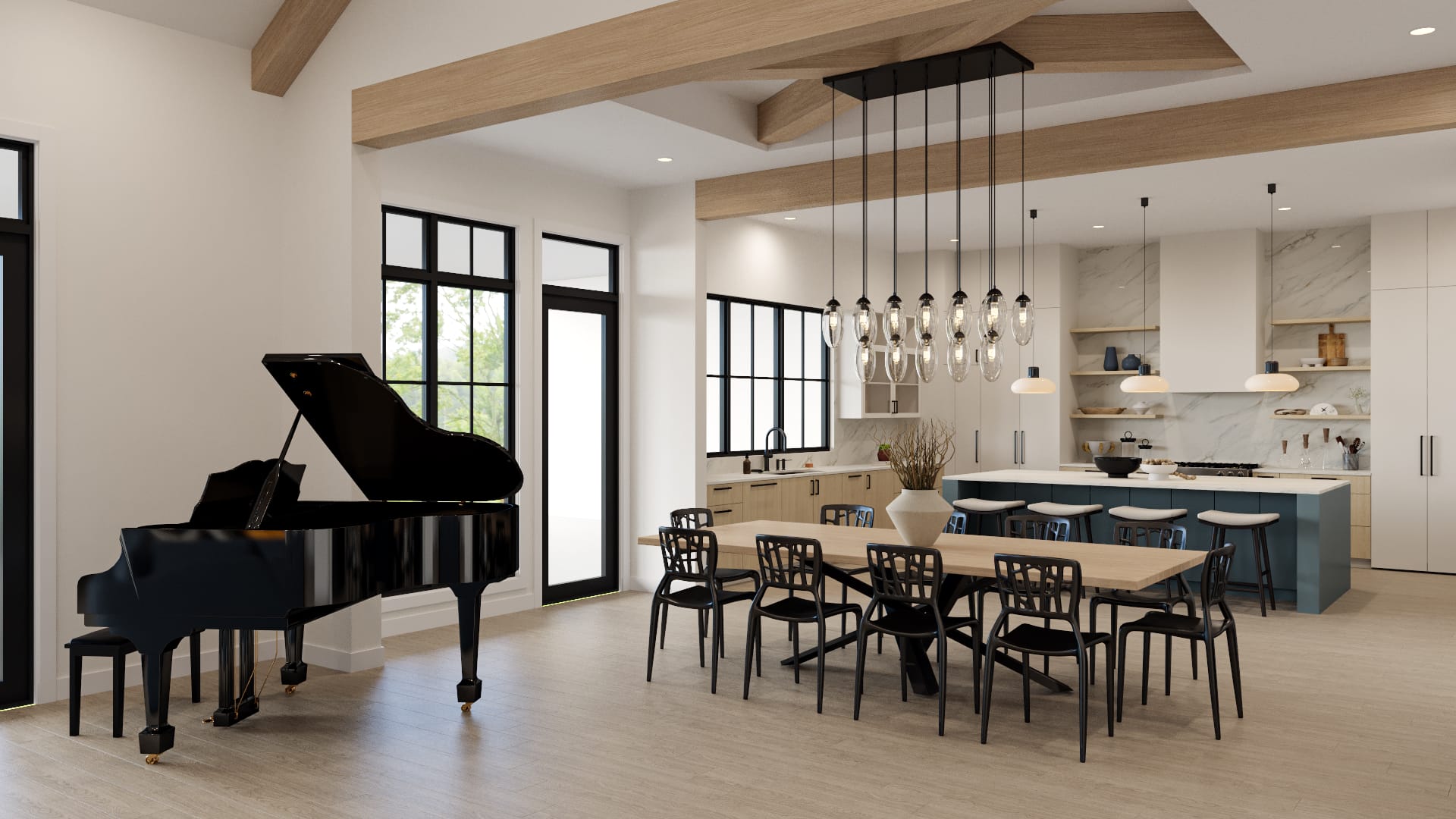 Before & After: Modern New Construction Interior Design - The Heart of ...