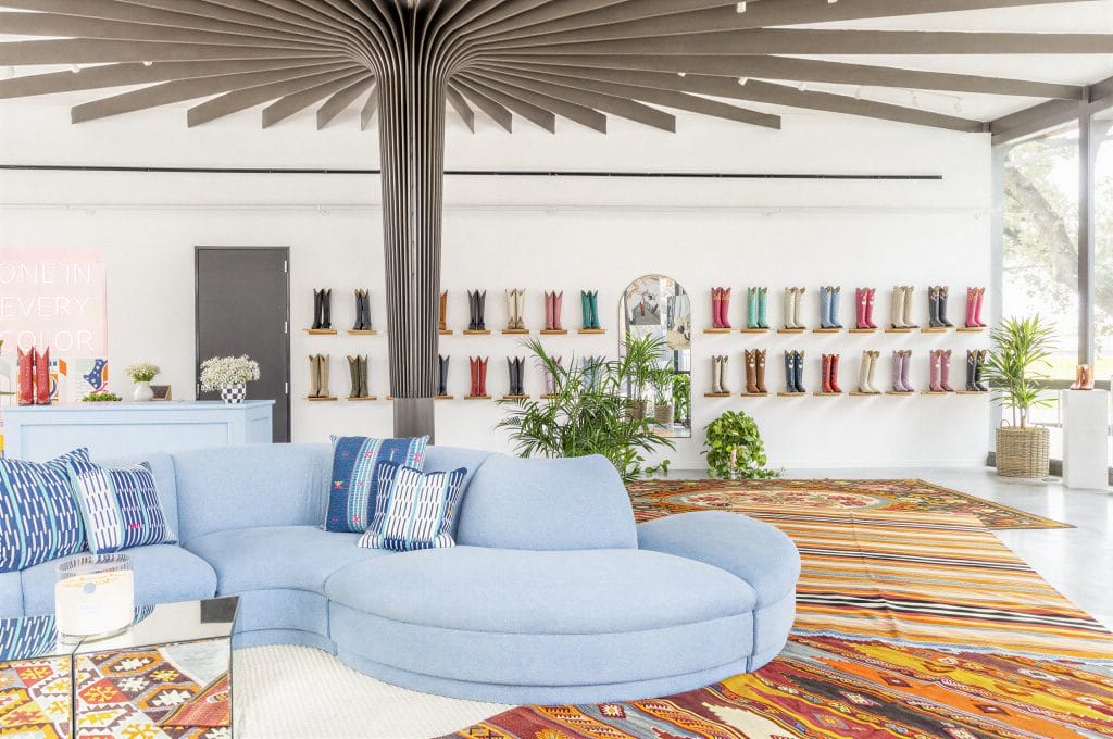 Professional designers excelling over AI interior design trends in a retail shop concept by Decorilla designer, Jessica Z.