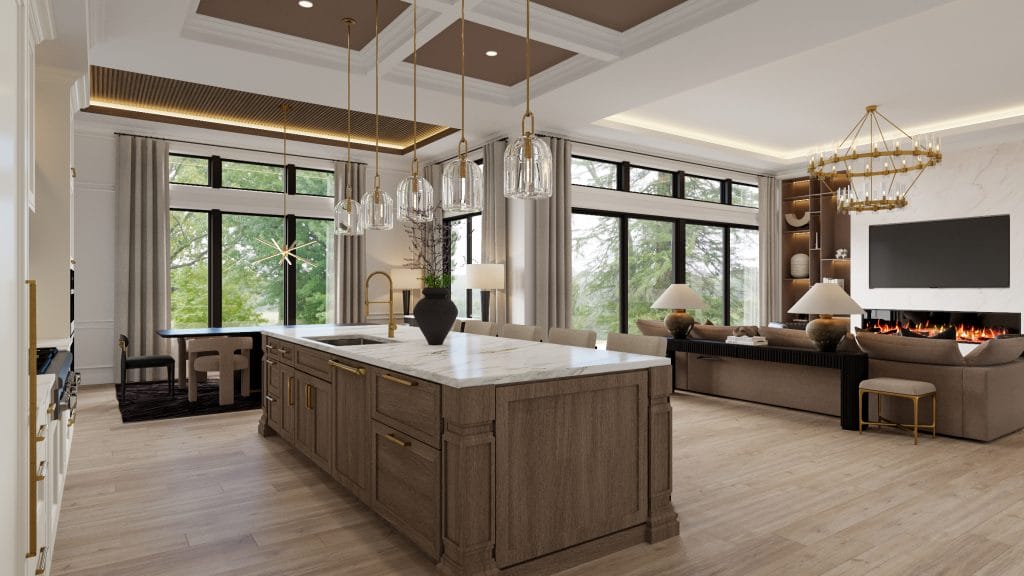 Transitional home interior by Decorilla