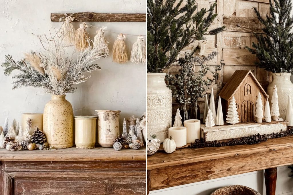 neutral christmas vignettes  by DECORILLA 