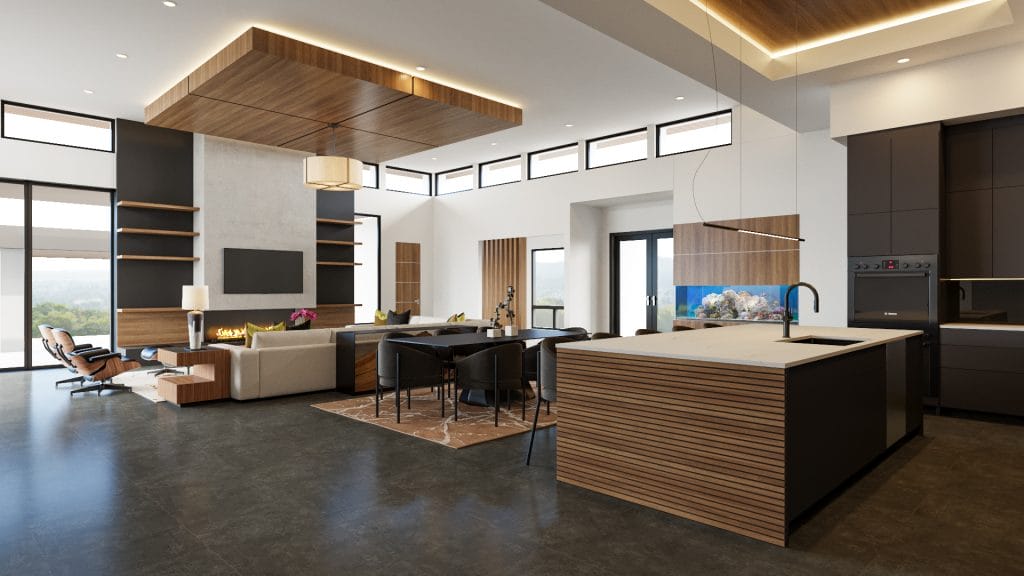 Cohesive new home interior design by Decorilla