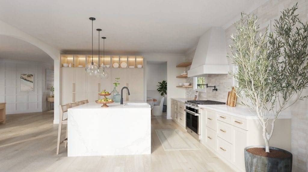 Contemporary coastal interior design by Decorilla