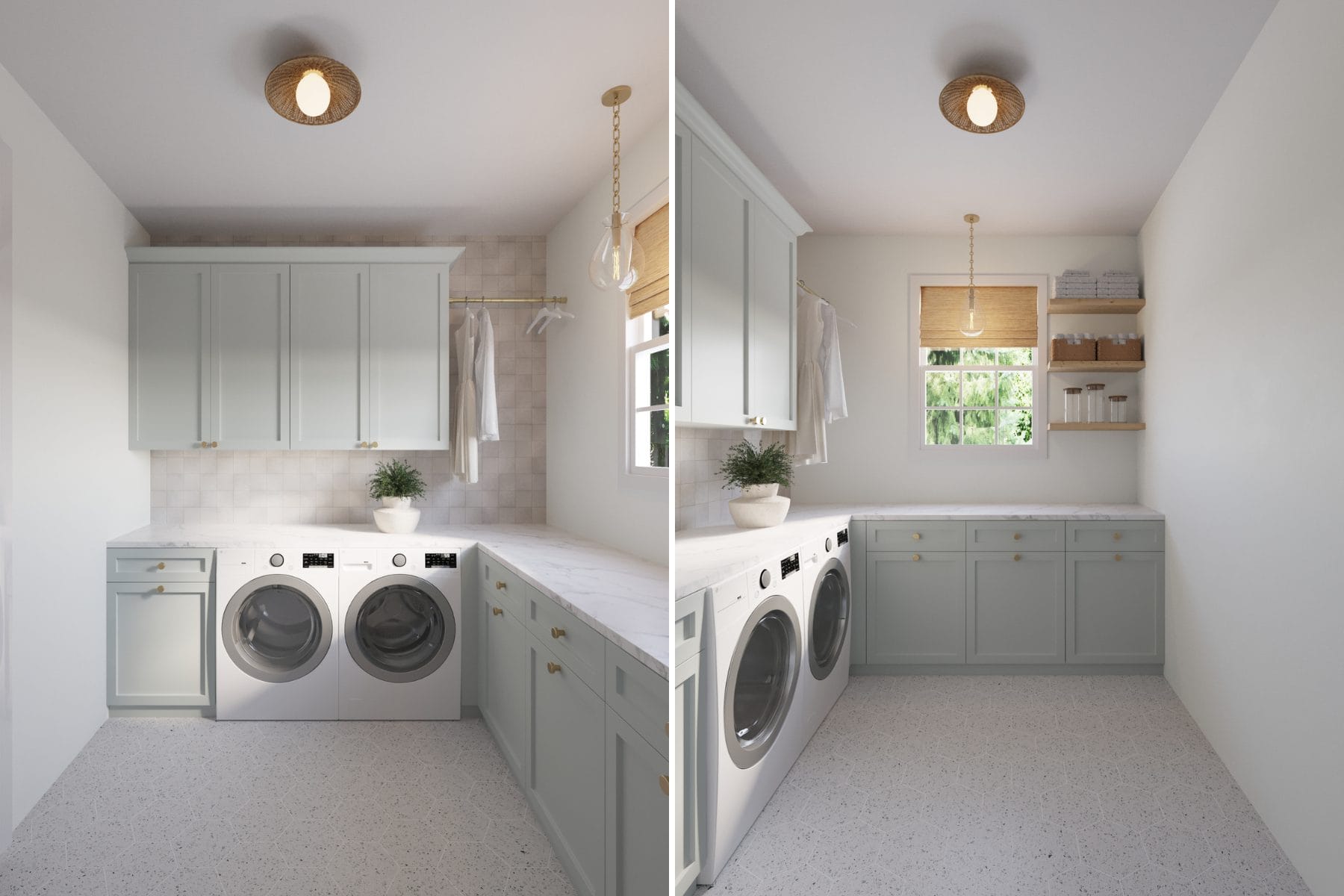 Before & After: Breezy Contemporary Coastal Interior Design - Decorilla ...