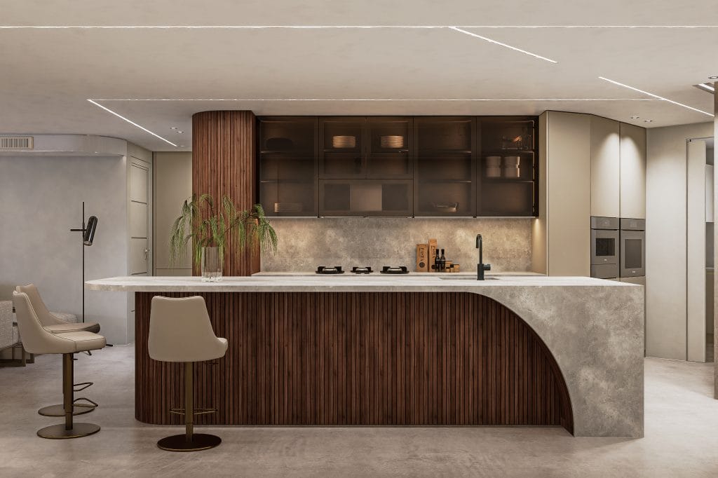 Contemporary kitchen by Decorilla designer, Sharné L.