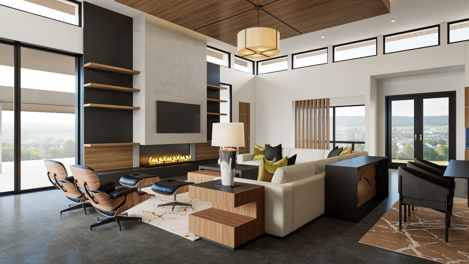 Before & After: Contemporary New House Interior Design