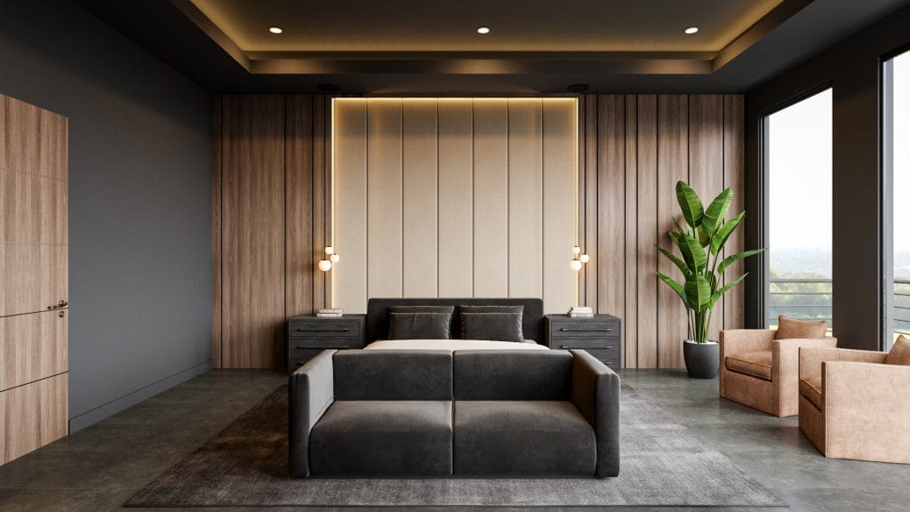 Decorating a new home's bedroom by Decorilla