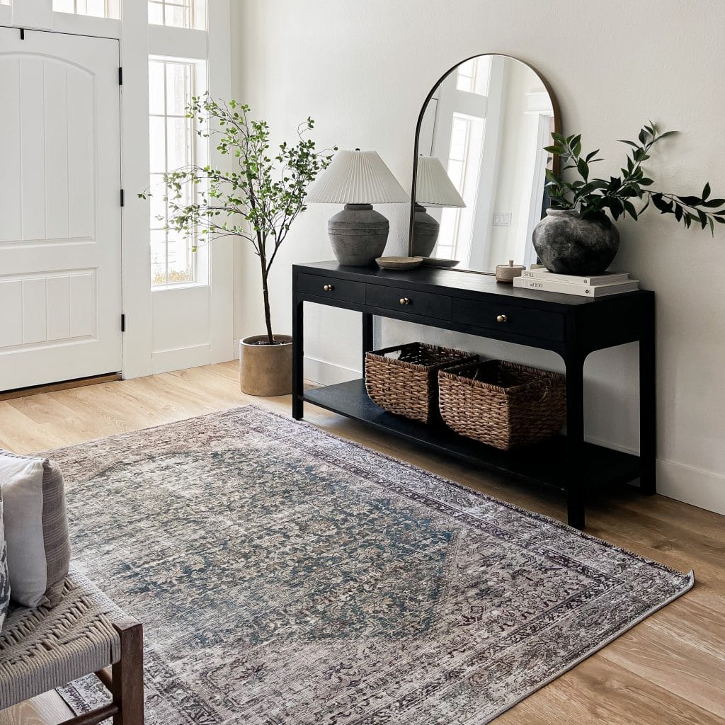 Entryway area by Decorilla designer, Irina M.