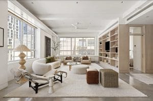 Living room by Decorilla online interior design services in the Netherlands, designer, Leanna S.