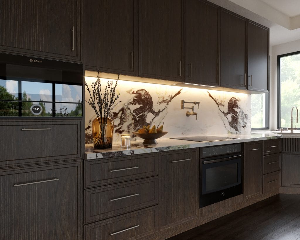 Moody yet elegant kitchen ideas by Decorilla