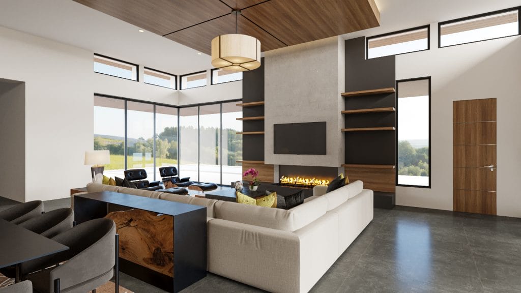 New home living room interiors by Decorilla