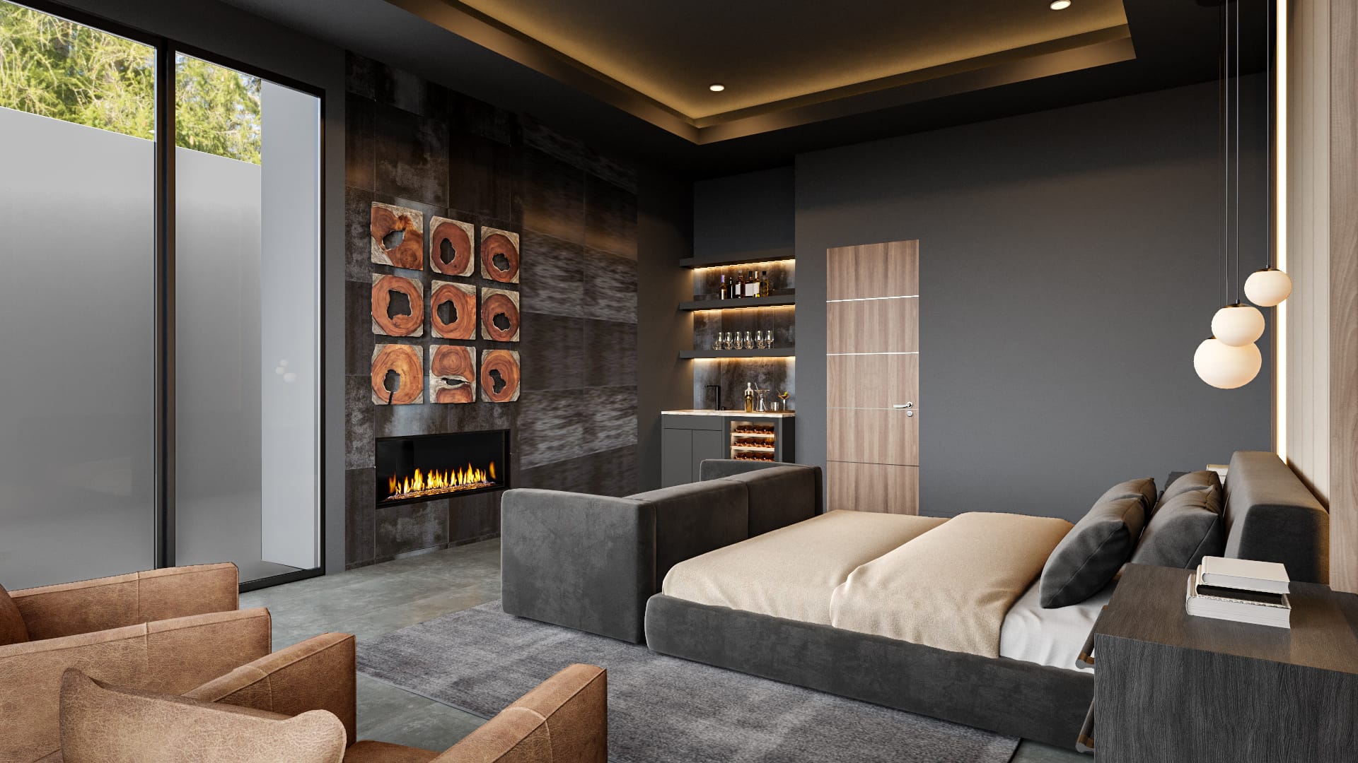 Before & After: Contemporary New House Interior Design