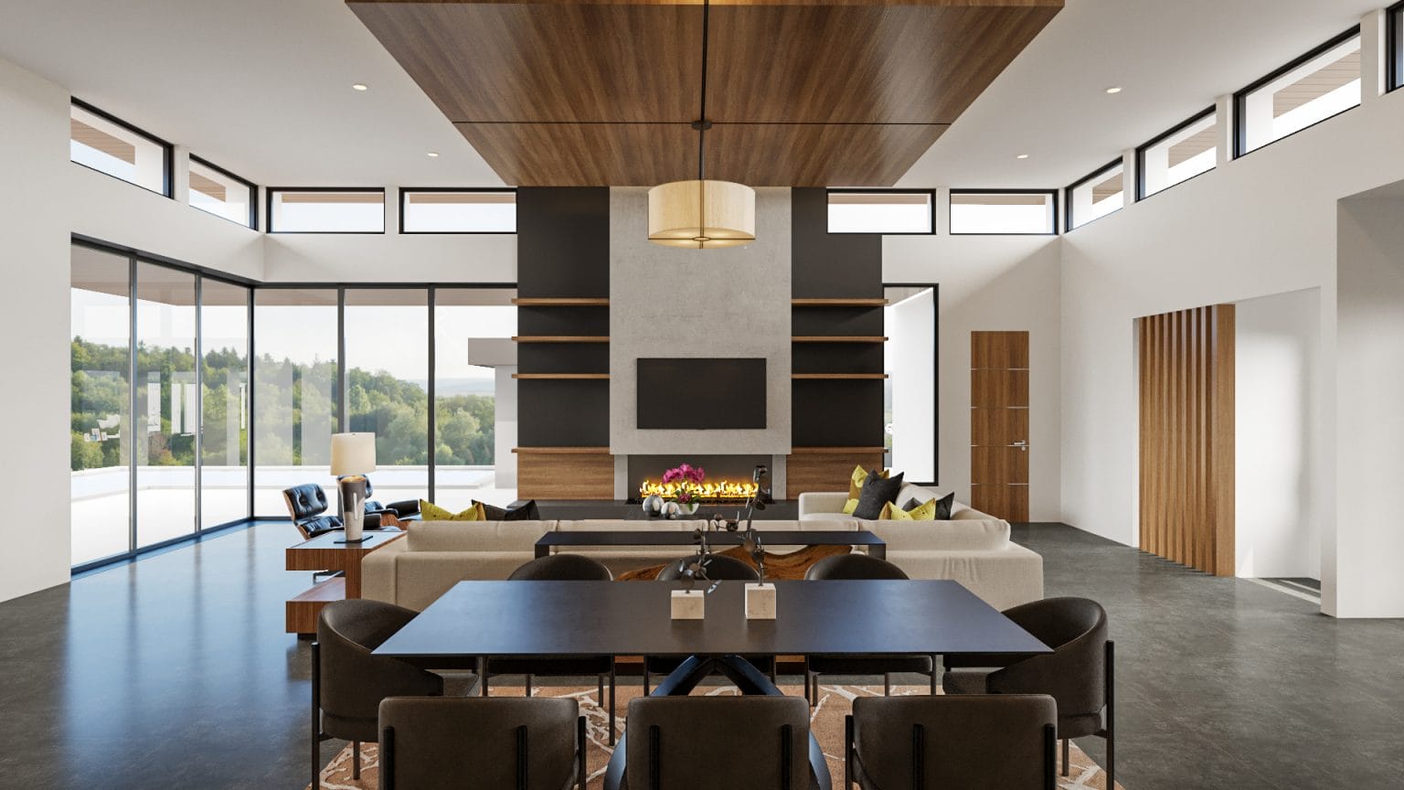 Before & After: Contemporary New House Interior Design