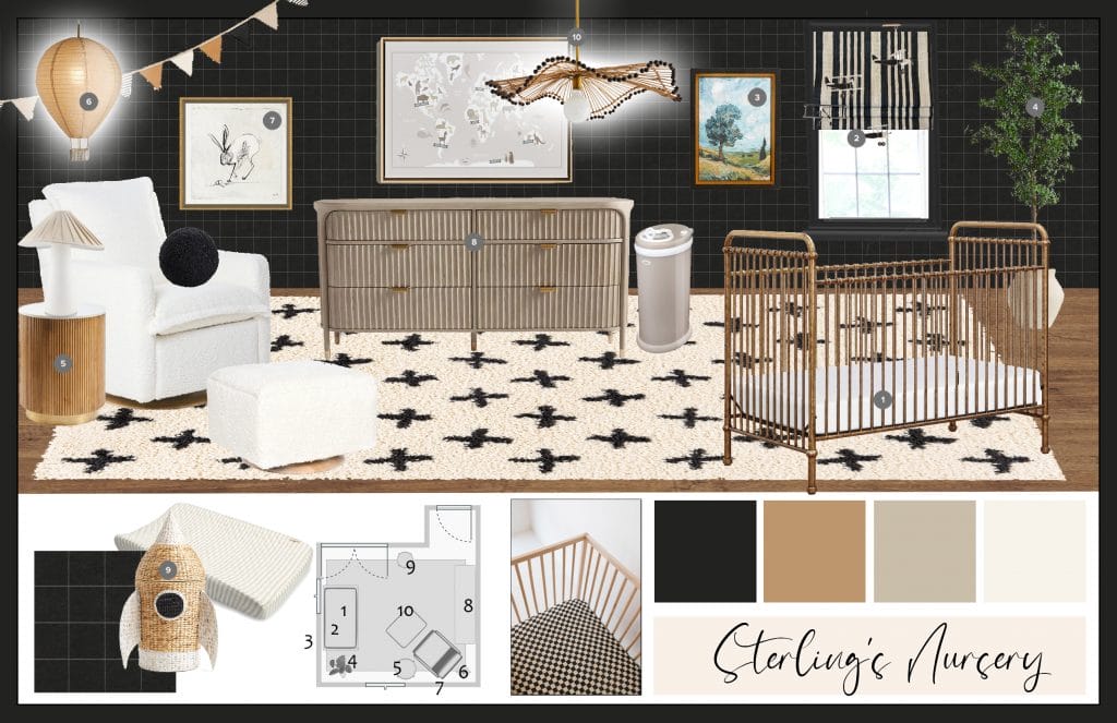 Preliminary proposal by Decorilla designer, Casey H.