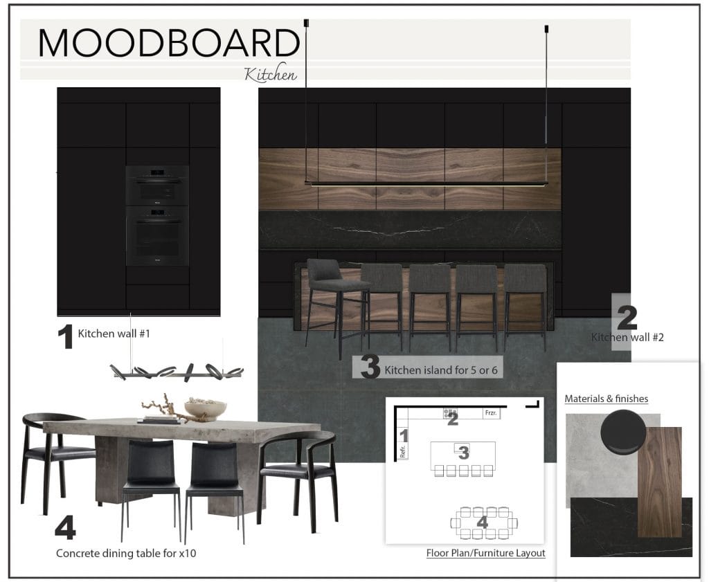 Preliminary proposal by Decorilla designer, Marine H.
