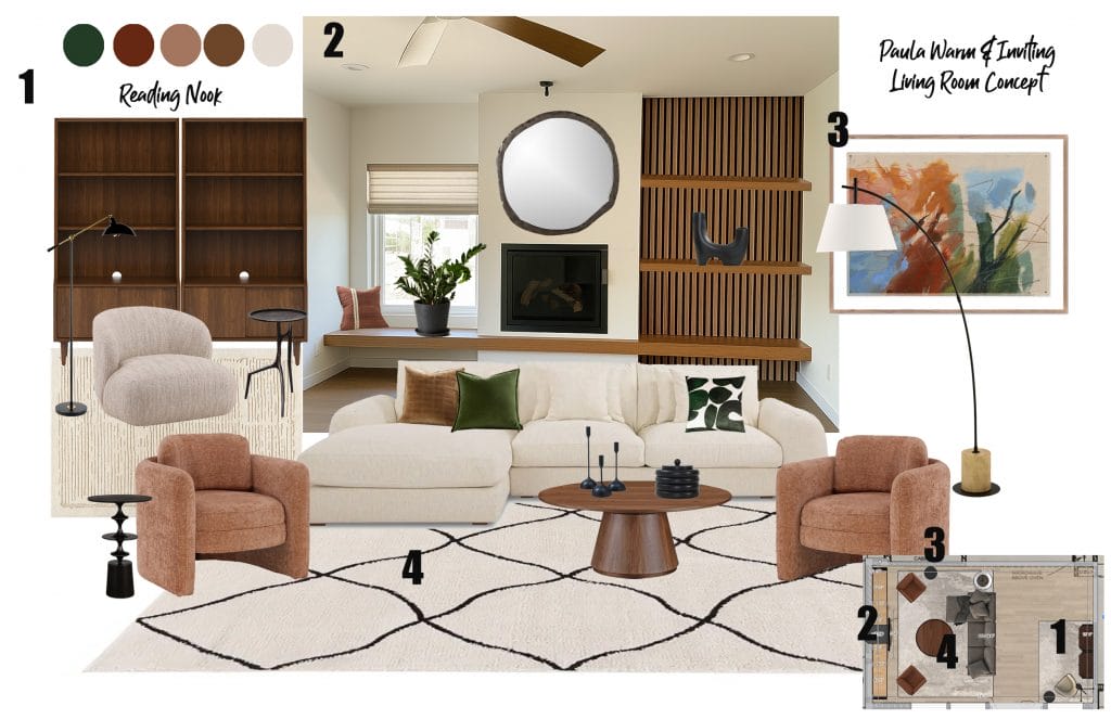 Preliminary proposal by Decorilla designer, Sierra G.