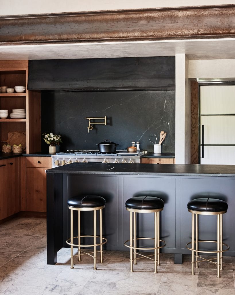 Rustic industrial kitchen by Decorilla designer Mary C. 