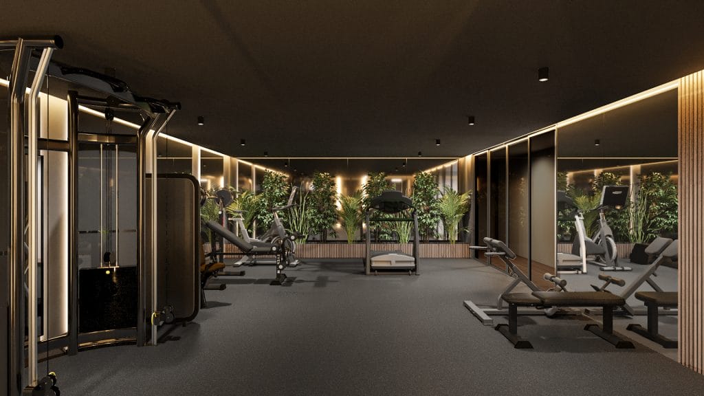 Wellness room design by Decorilla